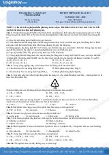 Đề thi thử THPT môn Hóa lần 1 năm 2025 Sở GD Tỉnh Hoà Bình
